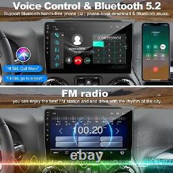 Radio de voiture pour Jeep Wrangler 2007-2018 Double Din Autoradio Apple Carplay GPS FM