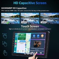 Radio de voiture pour Jeep Wrangler 2007-2018 Double Din Autoradio Apple Carplay GPS FM