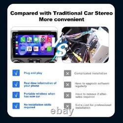 Radio de voiture pour Jeep Wrangler 2007-2018 Double Din Autoradio Apple Carplay GPS FM