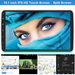 Radio de voiture stéréo Android 13 double 2DIN rotatif 10,1'' Carplay GPS Wifi BT de 64 Go