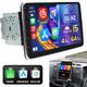 Radio St&eacute;r&eacute;o De Voiture 2 Din Android 15 Deck Wifi 10.1 Carplay Gps 64 Go Rotatif 4 Go