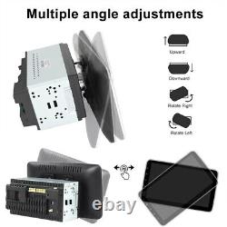 Radio stéréo de voiture Android 14 avec écran tactile rotatif de 10,1 pouces 32G Double 2DIN GPS FM
