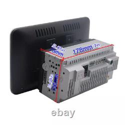 Radio stéréo de voiture Android 14 avec écran tactile rotatif de 10,1 pouces 32G Double 2DIN GPS FM