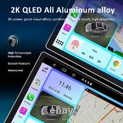 Radio stéréo de voiture double 2 Din Andriod 13.1'' avec Carplay, GPS, navigation RDS, Wifi 4+64G