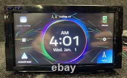 Récepteur Bluetooth sans fil 2-Din 6,8 pouces avec écran tactile Car Play et Android Auto