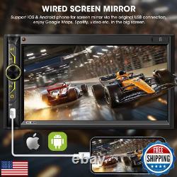 Récepteur de stéréo automobile Double Din CarPlay Android Auto S multimédia numérique automobile