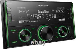 Récepteur multimédia numérique Pioneer Black Double DIN avec Bluetooth intégré MVHS622