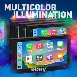 Récepteur stéréo de voiture Double-Din à écran tactile Boss 6.75 Apple CarPlay Android Auto