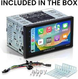 Récepteur stéréo de voiture Double-Din à écran tactile Boss 6.75 Apple CarPlay Android Auto