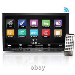Récepteur stéréo de voiture Pyle Premium Pyle 7 pouces Double-DIN avec Bluetooth PLDNV695B