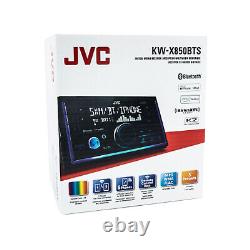 Récepteur stéréo numérique multimédia Bluetooth AM/FM à double DIN JVC KW-X850BTS