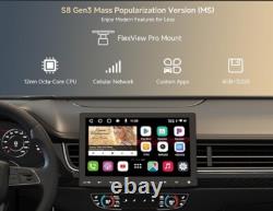S8MS Autoradio Android 1-DIN & 2-DIN Écran Flottant de 10 Pouces