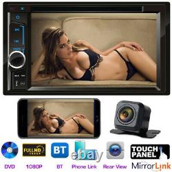 Sony Len Caméra + Double 2 Din Voiture Stereo Radio DVD Pour Ford Fiesta Focus Fusion