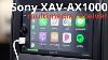 Sony Xav Ax1000 Écran Tactile Récepteur Avec D'apple Carplay Crutchfield Vidéo