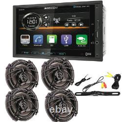 Soundstream 6.2 Stéréo Double DIN Bluetooth Écran Tactile + 4 Haut-parleurs 300W 6.5