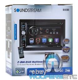 Soundstream Vr-620hb CD DVD Usb Aux Sd Bluetooth Android 300w Amplificateur Stéréo