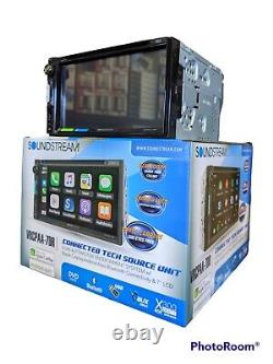 Soundstream Vrcpaa-7dr 7 pouces Apple Carplay Double Din, Android Auto Car Stereo