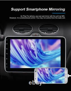 Stéréo de voiture Android 13.0 Pumpkin Double DIN 10.1 avec unité principale de 6 Go 64 Go Carplay DSP