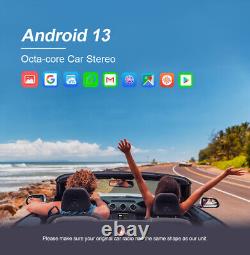 Stéréo de voiture Android 13.0 Pumpkin Double DIN 10.1 avec unité principale de 6 Go 64 Go Carplay DSP