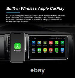 Stéréo de voiture Android 13.0 Pumpkin Double DIN 10.1 avec unité principale de 6 Go 64 Go Carplay DSP