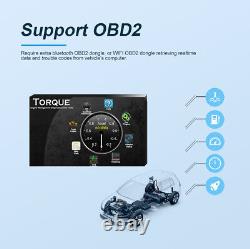Stéréo de voiture double DIN Pumpkin 10.1 Android 13 Carplay 4GB 64GB Unité principale DSP BT