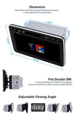Stéréo de voiture double DIN Pumpkin 10.1 Android 13 Carplay 4GB 64GB Unité principale DSP BT