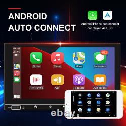 USA 7 Double Din Voiture Stéréo Android Avec Apple Carplay Auto Play Mp5 Radio+camera