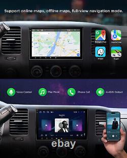 Unité principale Android 13 GPS Radio Double Din pour Chevy Silverado GMC Sierra