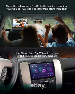 Unité principale Android 13 GPS Radio Double Din pour Chevy Silverado GMC Sierra
