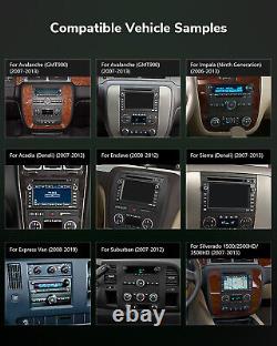 Unité principale Android 13 GPS Radio Double Din pour Chevy Silverado GMC Sierra