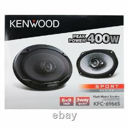 VM700HB Double DIN 7 autoradio de voiture + Haut-parleurs de voiture coaxiaux Kenwood 6x9 et 6.5