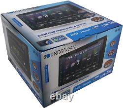 VR-65B Autoradio In-Dash Bluetooth DVD/CD/AM/FM Double-Din avec Écran Tactile Intelligent de 6,2 pouces
