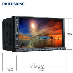 Vente en gros 7 CarPlay sans fil Android Apple Double DIN Autoradio Auto Radio US