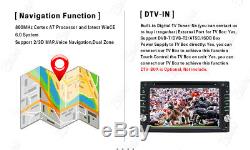 Voiture Double 6.2indash Gps Din Stereo Radio DVD Lecteur Mp3 Bluetooth Avec Carte + CCD