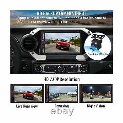 Voiture Stereo Carplay Android Auto Double Din Car Radio 7 Pouces Hd Capacitive To