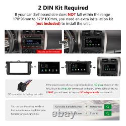X3 Sans Fil Apple CarPlay Android Auto Radio Stéréo Double DIN 7 Bluetooth