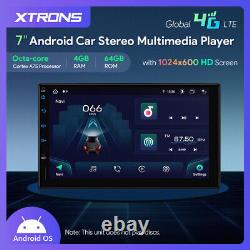 XTRONS Double Din 7 Android 13 8-Core 4+64GB Autoradio GPS Radio DSP Unité Principale