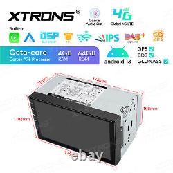 XTRONS Double Din 7 Android 13 8-Core 4+64GB Autoradio GPS Radio DSP Unité Principale