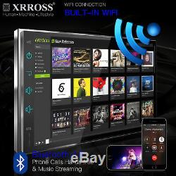 Xrross Android 8.0 Autoradio Gps Wi-fi Pour Lecteur Audio De Voiture Double Din 4 Go + 16 Go